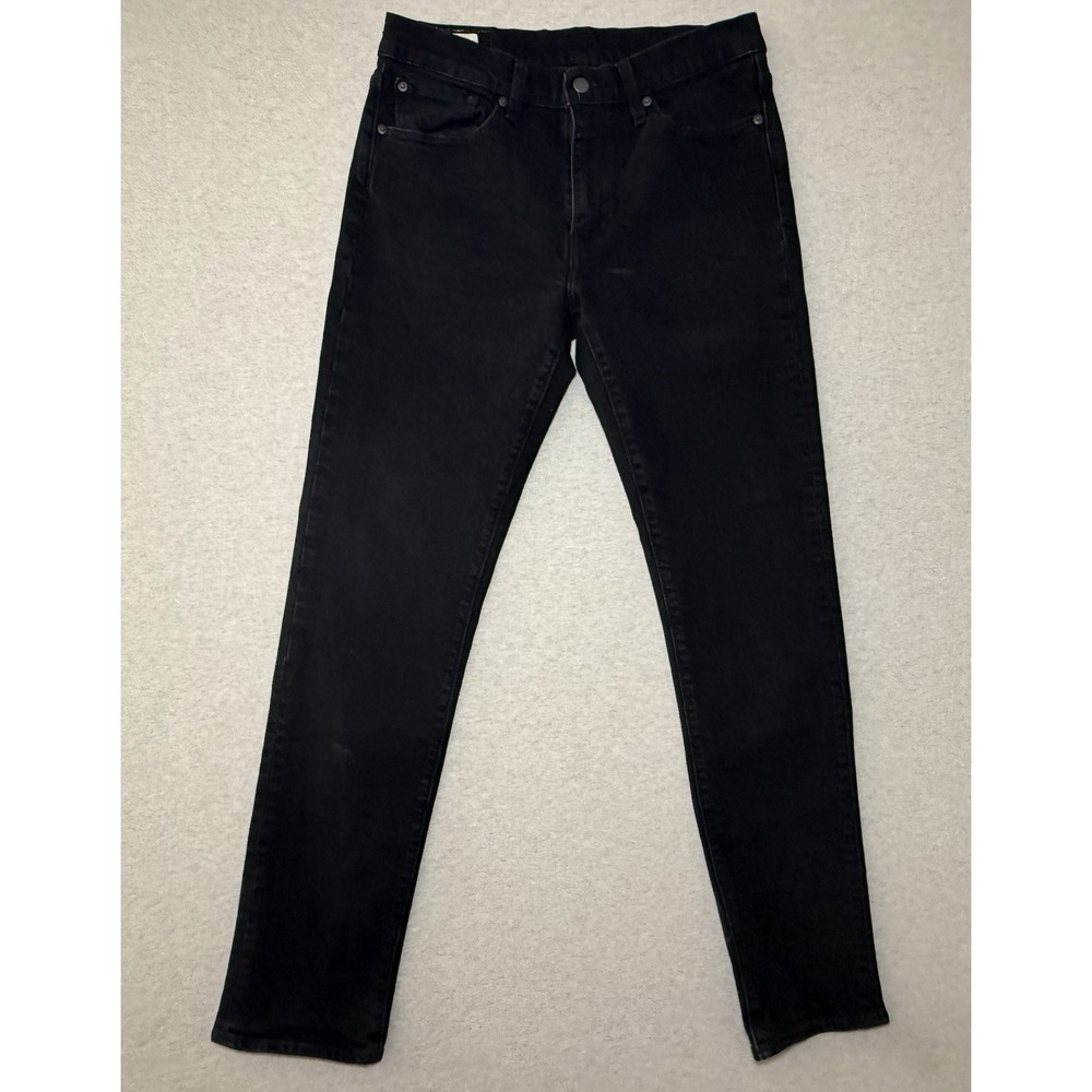 Levi's 511 Woman's 32x32 Black Straight Leg Jeans Premium Big E Denim